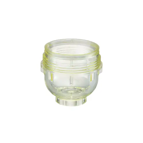 Transparente Filtertasse aus Klarsichtkunststoff mit umlaufenden Rillen. Geeignet für Oventrop Aquanova Compact. Einfache Montage und Handhabung.
